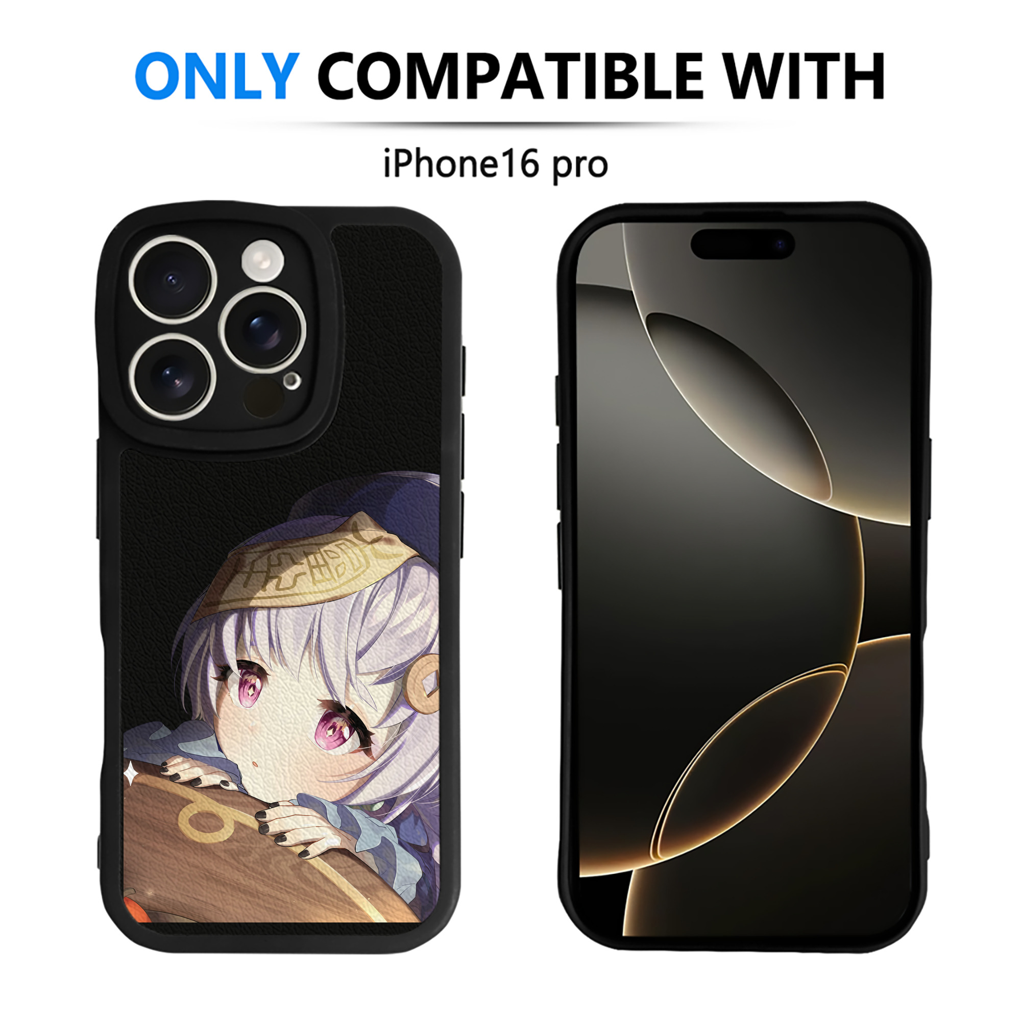 げんし神 七七 なな  genshin Nana 【iPhone 16シリーズ対応】シリコンスマホケース（レザー調） 材質：シリコン